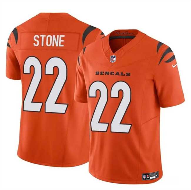 Men & Women & Youth Cincinnati Bengals #22 Geno Stone Orange 2023 F.U.S.E Vapor Untouchable Limited Stitched Jersey->chicago bears->NFL Jersey